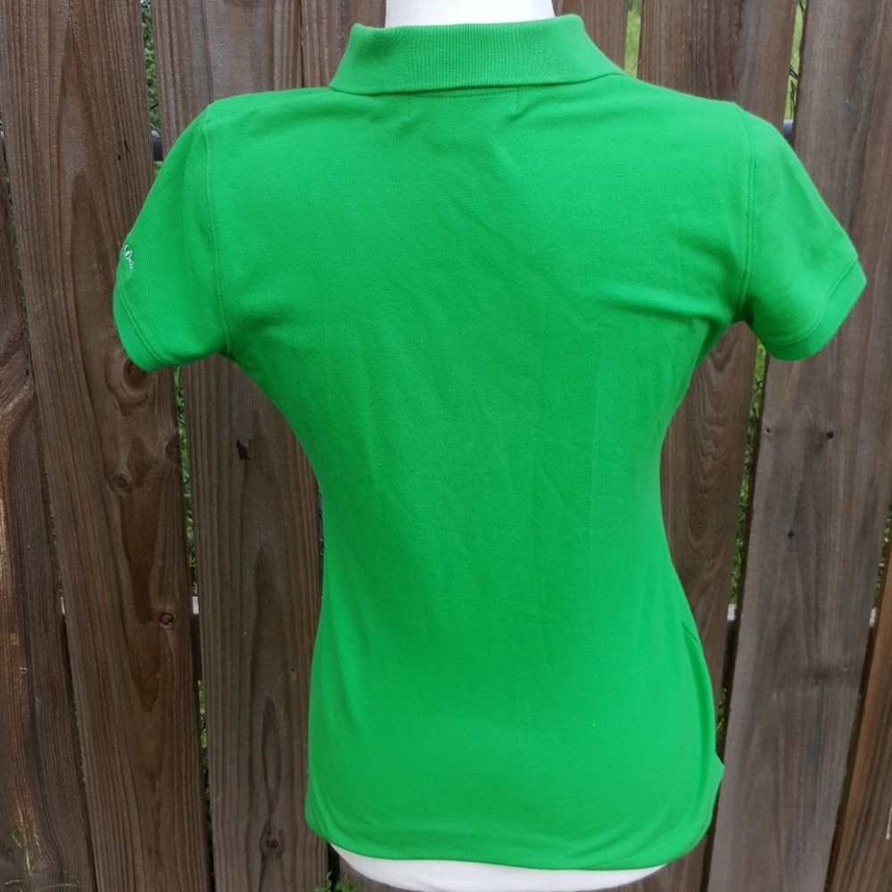 Vineyard Vines Susie Fit Kappa Delta Green Polo S - Picture 4 of 5